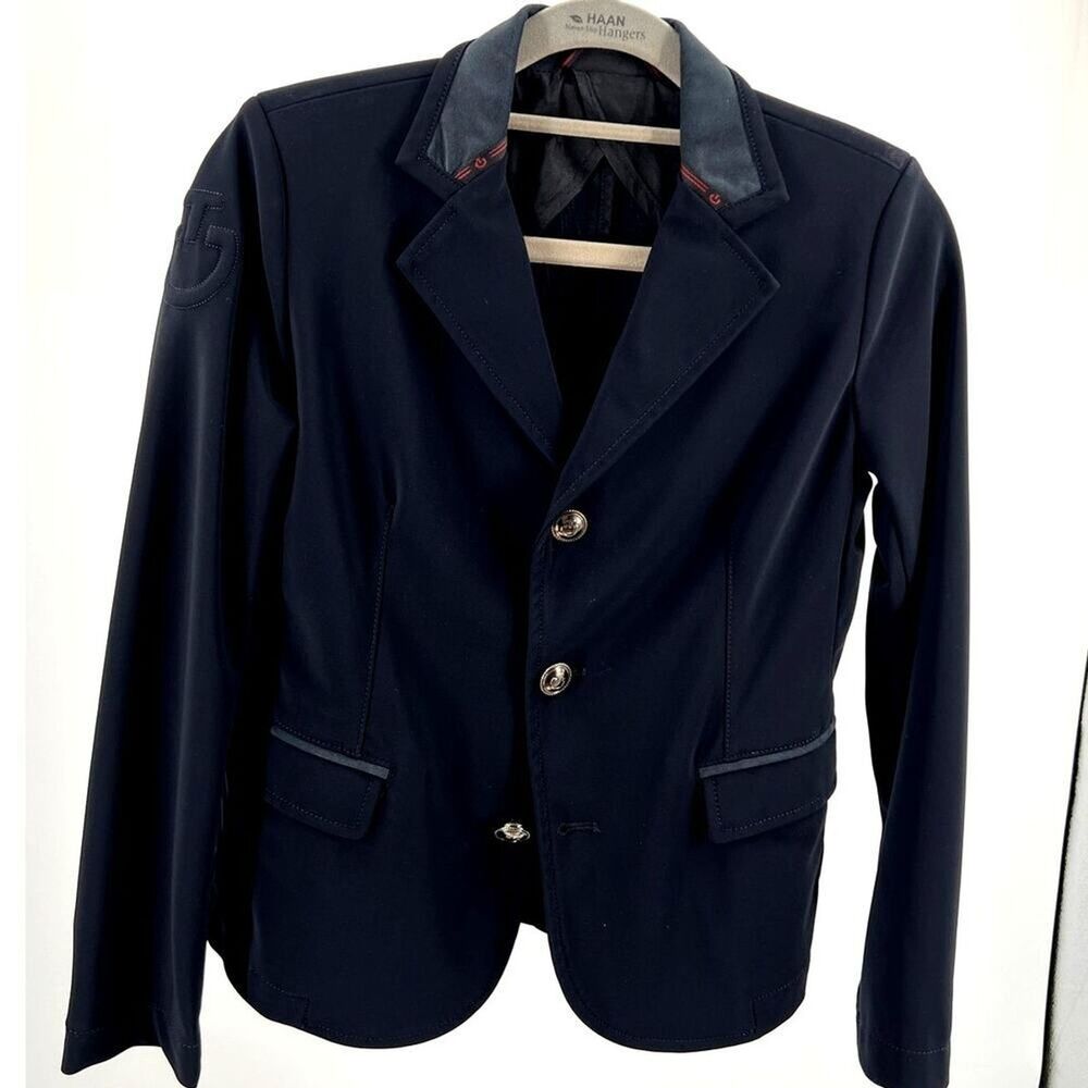 Cavalleria Toscana Kids Equestrian Navy Show Jacket